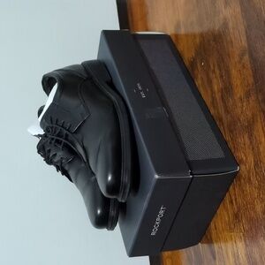NWOT Wide Rockport Men's Black Dress Shoes 6.5 W